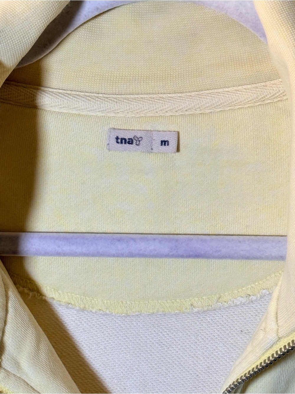 Light Yellow Full-Zip Jacket - Picture 4 of 4